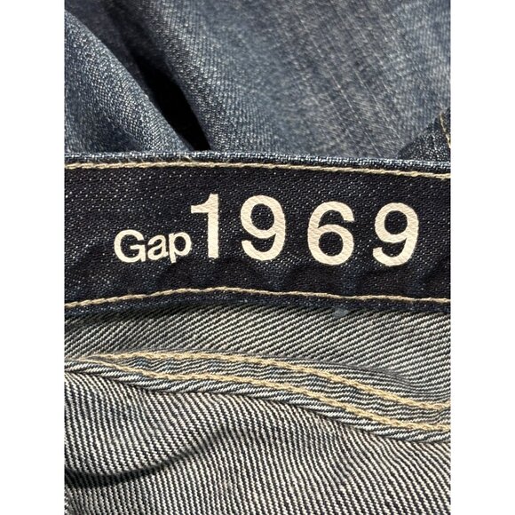 Gap 1969 Sexy Boyfriend Jeans Size 24 Dark Wash Distressed Denim - Picture 7 of 12